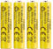 CICMOD AAA Rechargeable Batteries 1.2V Ni-MH 1000mAh Triple A Battery for Outdoor Garden Solar Lights 4 Pack