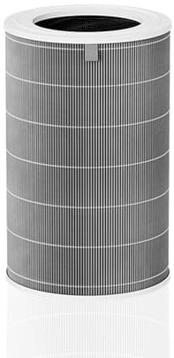Mozzoom Filtro di ricambio HEPA a carbone attivo per Xiaomi Mi Air Purifier 2, 2H, 2S, 3, 3H, Pro, H13 Grado vero filtro HEPA (grigio)