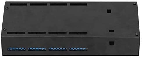 Relay Enclosure Case RJ45 Port Amplifier Chassis Aluminum Alloy Protection 16 Channel