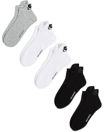 KARL LAGERFELD Herren K/Kameo Logo Sneaker Sock (5 Pack)