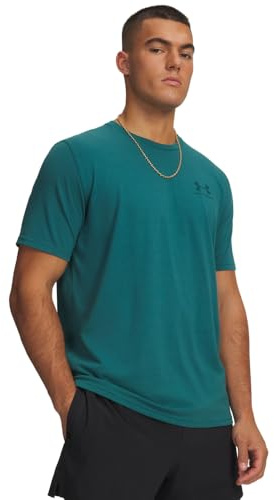 Under Armour Herren Logo-T-Shirt Für Die Linke Brust, Green