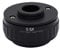 Microscope Microscope Camera Adapters CTV 0.35X/0.5X Focus Adjustable C Mount Lens Adapter Ring for New Style Trinocular Stereo Microscope Camera Adapter Accessory(0.5X)