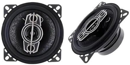 JKELPV Tweeter Haut-Parleur Lot de 2 Haut-parleurs coaxiaux HiFi 4 Voies 6 Pouces (2 x 350 W) 700 W avec Cache Anti-poussière et câble Audio, fréquence complète Enceintes de Voiture