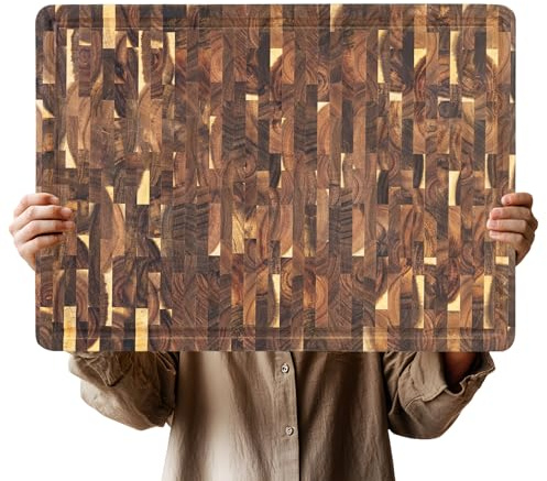 Utoplike Tagliere grande in legno di acacia, 56 x 40.5 x 3.5 cm