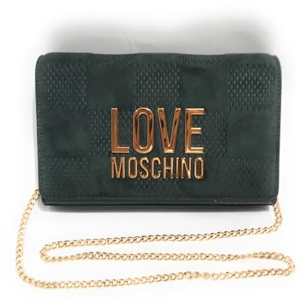 Moschino Borsa donna Love spalla/tracolla verde B26MO93 JC4127PP0NKB185A Dimensioni borsa: PICCOLA