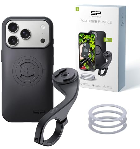 SP CONNECT Roadbike Bundle kompatibel mit iPhone 17 Pro |SPC+| Handyhalter für Road Bike| Fahrrad Handy Halterung Gadget