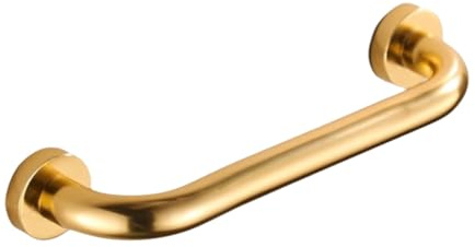 Aluminum Bathroom Handle with Concealed Screws Wall-Mounted Bathroom Grip Heavy Duty Shower Handle Drill Free(Gold,40cm)