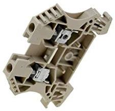 1020100000 WDU 4 Verbinder: Schienen- 4mm2 Wege: 1 Klemmen: 2 beige B: 6,1mm