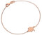 jewellerybox Rose Gold Dipped Sterling Silver Four Leaf Clover 7 Inch Bracelet