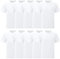Fruit of the Loom 10er Pack Iconic T Herren T-Shirt Sparpack Größe S - 5XL, Größe:XL, Farbe:10x weiß
