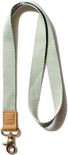 schlüsselband mit karabiner, schlüsselanhänger langes band, schlüsselband lang Umhängebänder, langer Schlüsselbund, Lanyard für Ausweis-Abzeichen, Umhängeband für Schlüssel (Pastellschwarz)