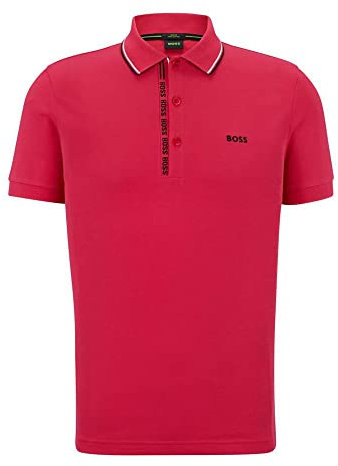 BOSS Paule 4 Polo, Medium Pink661, L Homme