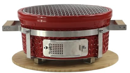 YNNI KAMADO TQ00RHRE Tisch, rund, Keramik, Hibachi-Grill, BBQ TQ00RHRE