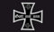 XGAGHB Eisernes Kreuz Militär Sticker 12x8 cm Schwarz Vinyl Indoor