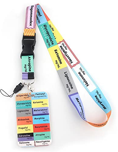 Tour de cou personnalisé avec porte-cartes (Color : Chemistry, Size : 51.5cm)