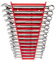 TEKTON Combination Wrench Set with Rack, 14-Piece (6-19 mm) | WCB91203