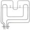 Upper Grill Heating Element For Lamona LAM3201 LAM3209 LAM3303 Fan Oven Electric Cooker 2200W 262900098