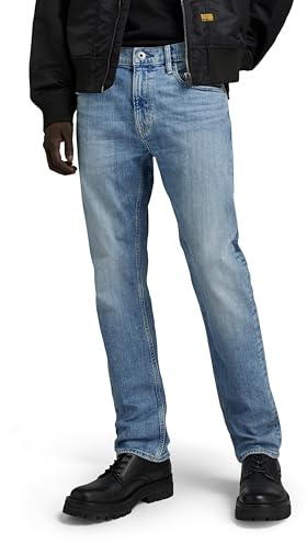 G-Star Homme Jean Mosa Straight, Bleu (sun faded amparo blue D23692-D498-G344), 28W / 30L