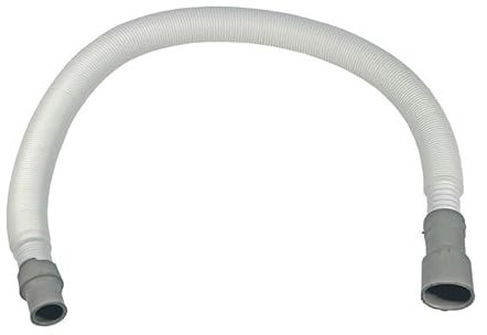 LUTH Premium Profi Parts Tubo di scarico allungabile, 0,5-2,0 m, 19/21/28 mm, compatibile con Electrolux E2wde200b 902979339/6 per lavatrice lavastoviglie
