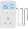 INKBIRD Thermostat Outlet Socket, Digital Temperature Controller for Heating and Cooling, C216T Timer Thermostat Plug for Reptile, Aquarium, Incubation, Tortoise, Lizard, Vivarium