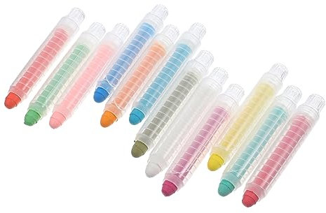 HOODANCOS 12stücke Farbige Staubfreie Kreiden Für Tafel Zeichnen Malen Abwaschbar Für Junge Mädchen Und Lehrer