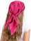 COMNICO Kopftuch Satin Haarschal für Damen Halstücher Quadratisch wie Seide Bandana Haarwickel Schal zum Schlafen (27,5 Zoll)
