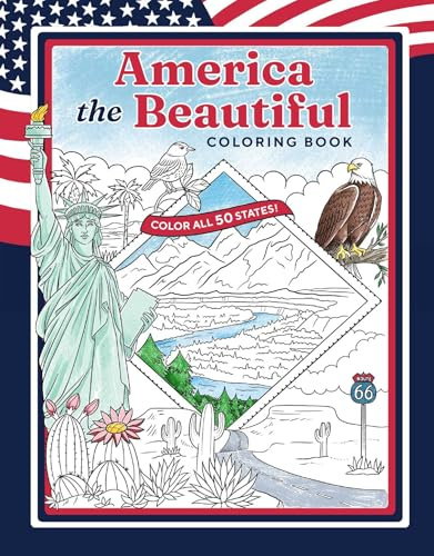 America the Beautiful Coloring Book: Colour All 50 States!