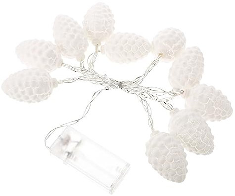 DOITOOL Led-lichterkette Garten Kiefernzapfen-design Wetterfeste Lampenkette Für Dekoration Energiesparende Lichterkette-dekor Mit Einfacher Installation