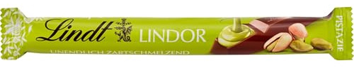 Lindt Schokolade | LINDOR Pistazie, 38g Stick, Geschenk | Vollmilch Schokoladenstick, Pistazien-Füllung, zum Verschenken & Genießen, zartschmelzend, Genussmomente für unterwegs