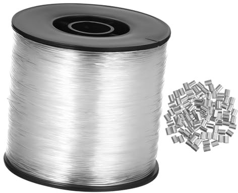 HOMSFOU Nylon Fishing Line Invisible Fishing Wire String Wire for Hanging Decor Craft Use for Crafts