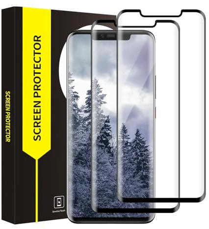 Cable Leader 2 Stück Schutzfolie für Panzerglas für Huawei Mate 20 Pro 5G, 3D-Volle Bedeckung Ultra-Klar Kristallklar Anti-Schmutz Anti-Staub Anti-Kratzen Anti-Scratch Huawei Mate 20 Pro Folie