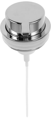 Cabilock Cabezal de Bomba Dispensadora de Espuma para Limpiador Facial y Jabón Líquido Repuesto de Plástico ABS Color Plateado Compatible Botellas Recargables para Baño y Viaje
