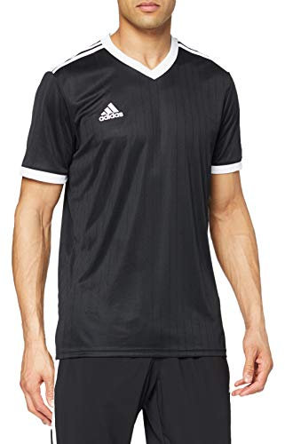 adidas Men's Tabela 18 Jsy JERSEY SHORT SLEEVE , Black/White, XXL UK