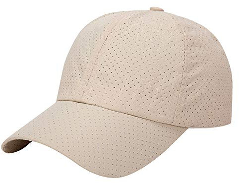 AIEOE Outdoor Sonnenschutz für Wandern, Bergsteigen, Joggen, Marathon, Radfahren Sonnen-Cap Baseballmütze - Beige