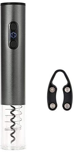Electric Corkscrew, Bi-Komfort Electric Bottle Opener, Automatic Wine Opener, Lite Set Package with Foil Cutter