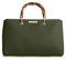 KATIE LOXTON Avery große Damen-Handtasche, veganes Leder, Bambus, mit Griff oben, Khaki, kakigrün, Large