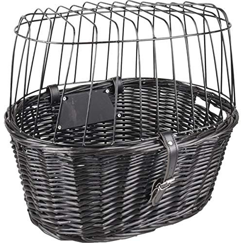 Flamingo FAHRRADKORB LENKSTANGE klick Canna SCHWARZ 46,5x37,5x40,5CM