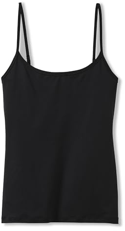CALIDA Eco Sense Spaghetti-Top Damen, Funktionelles Spaghetti-Top, verstellbare Träger schwarz 44-46