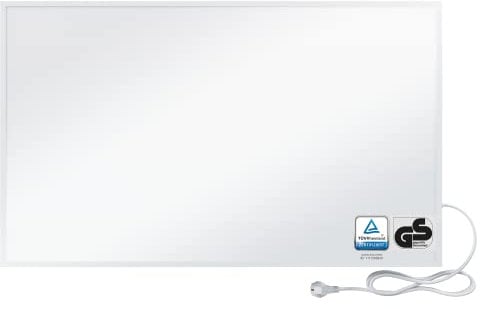 BR Bringer Infrarotheizung 800 Watt - Infrarot Elektroheizung Energiesparend - 5 Jahre Garantie, TÜV GS - Deutsche Qualitätsmarke (weiß)