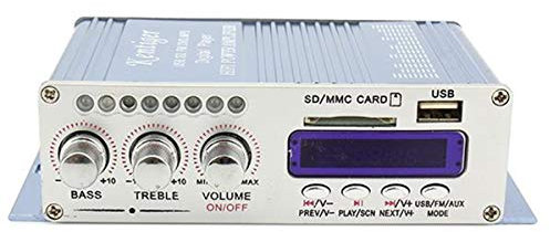 YONGYAO Kentiger ™ Hy502 Blue 12V 40W Hi-Fi Led Coche Stereo Amplificador