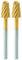 Dremel MAX Hochgeschwindigkeits-Fräsmesser (117DM) 2 Hochgeschwindigkeits-Fräsmesser mit Titanbeschichtung zum Schnitzen und Gravieren, 6,4 mm, max. Lebensdauer