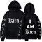 acsefire Beliebter japanischer Anime Death Note Hoodie Anime Sweatshirt Loser und bequemer Pullover mit großen Taschen