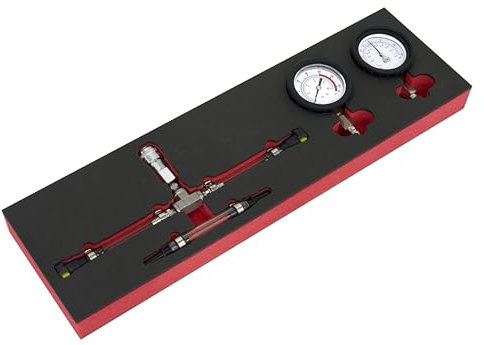Sealey Diesel Fuel Pressure Gauge Set - VS550