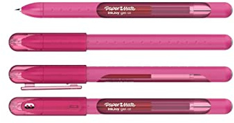 Newell Brands Paper Mate InkJoy Lot de 4 stylos à encre gel à pointe moyenne de 0,7 mm pour adulte Rose