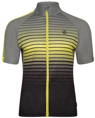 Dare 2b Herren Men's Aep Virtuous Cycling Jersey with Sweat Wick Yoga-Shirt, grün, L