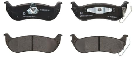 DELPHI Bremsbeläge Satz Bremsklötze Bremssteine Set Hinten ohne Zubehör LP3556
