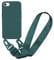 MBSLFY Silikon Handykette für iPhone 6/6S/7/8/SE 2020/SE2 Hülle mit Band,Verstellbarer Halskette Handyhülle,Necklace Hülle mit Band, Handyhülle für zum Umhängen,Case mit Schnur,Dunkel grün
