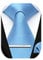 HISDERN Herren Krawatte Hochzeit Blau Krawatten Taschentuch krawattenklammer Set Elegant Klassisch Krawatte & Einstecktuch Set