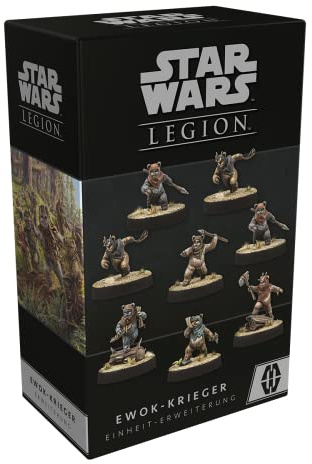 Atomic Mass Games | Star Wars Legion – Ewok-Krieger | Einheit-Erweiterung | Tabletop | 2 Spieler | Ab 14+ Jahren | 120-180 Minuten | Deutsch