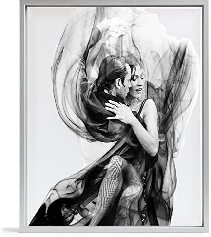 Bilderrahmen Leerrahmen für Leinwand Bilder auf Keilrahmen | Format 40x40 cm in Alu Optik